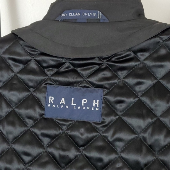 Ralph Lauren Rain Coat Removable Lining long men black size 42R - Picture 9 of 13